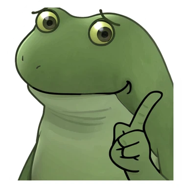 Holding up middle finger sticker