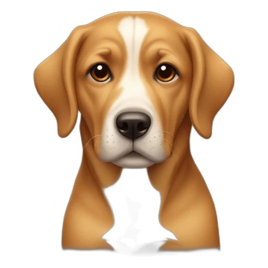 Cachorro caramelo dormindo sticker