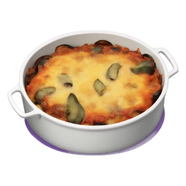 Eggplant casserole sticker