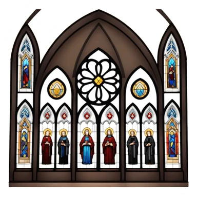 interior of a church sticker