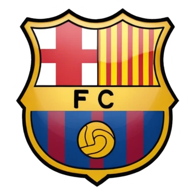 I want the FC Barcelona logo. sticker