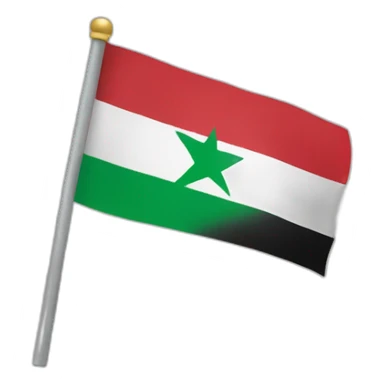 a new flag combining israel and palestine sticker