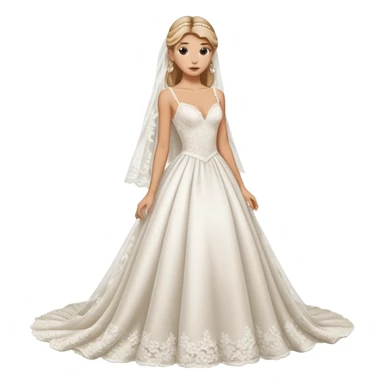 Hailey bieber en robe de mariée  sticker