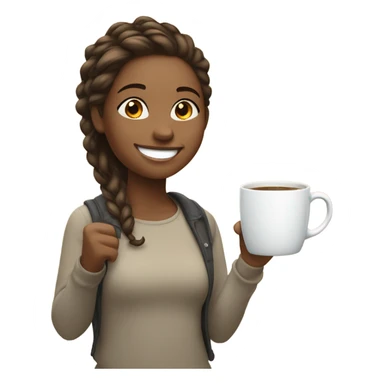 Good morning for girl  sticker