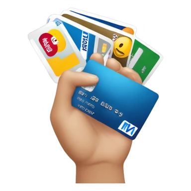 a hand holding 5 credit cards, emv chip, credit card, debit card, amex platinum, American express sticker