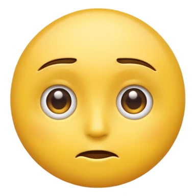 Emoji giving side eye sticker