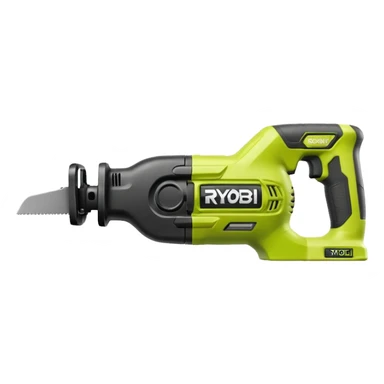 RYOBI ONE+ 18V Cordless Reciprocating saw battery  sticker