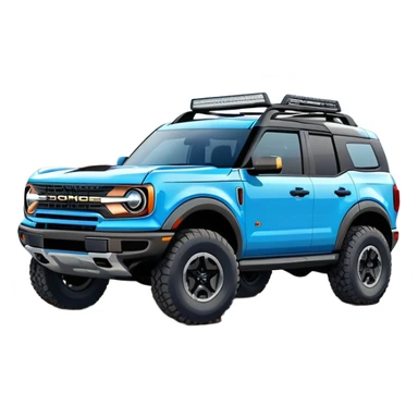 Ford bronco sport area sky blue sticker