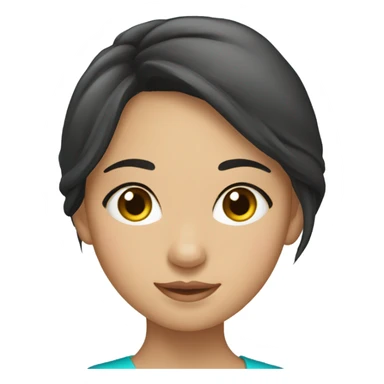 beautiful kazakh girl sticker