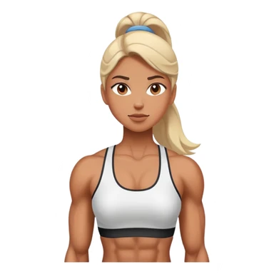 athlete woman sticker