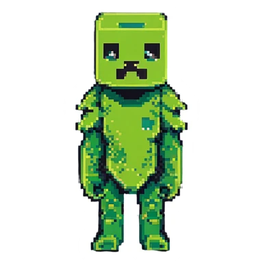 Minecraft Creeper pixel art sticker
