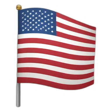 card with us flag sticker