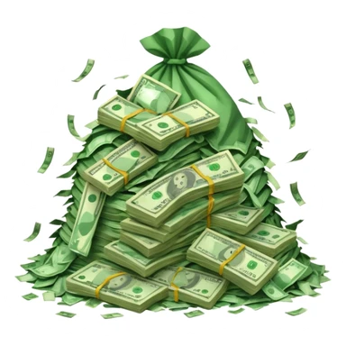 Shreading money sticker