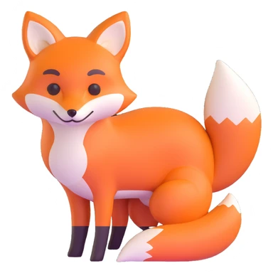 crazy fox sticker