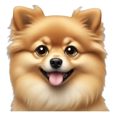 Pomeranian puppy sticker