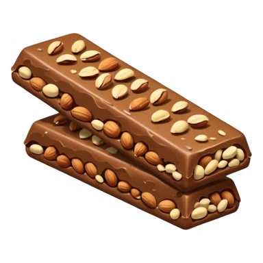 protein bar with nuts sticker