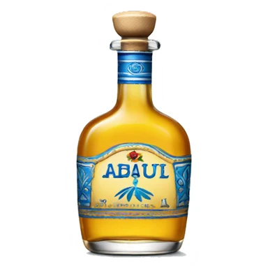 Clase azul tequila bottle sticker