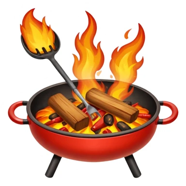 Fogueira pegando fogo sticker