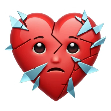 coeur brisé sticker
