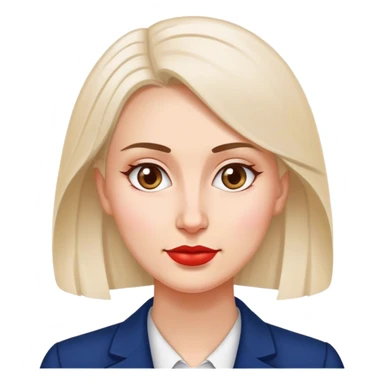 patriot polish european woman simple patriot politician modern sticker