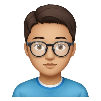 Kazakh with glasses 21 years sticker