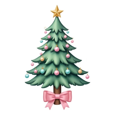 Coquette aesthetic Christmas sticker