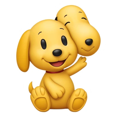 Snoopy & woodstock emoji sticker