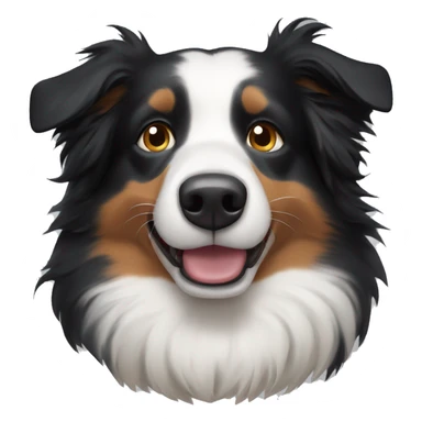 Border collie saludando sticker