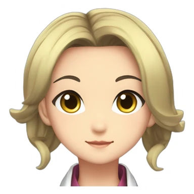 ace attorney maya fey pawg sticker