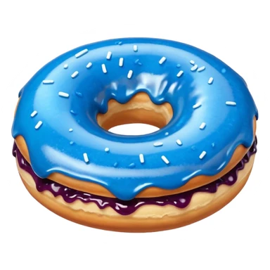 yaban mersini donut sticker
