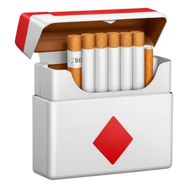 A pack of cigarettes sticker
