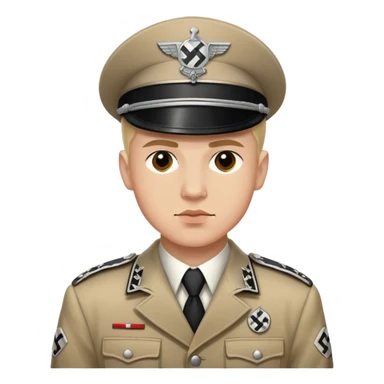 Hot nazi SS soldier man sticker