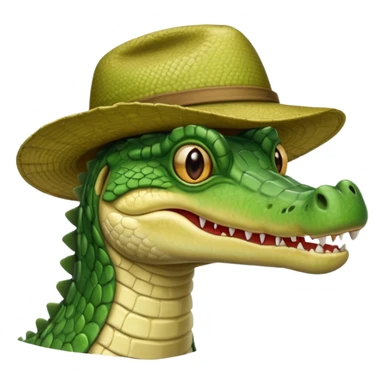 explorer crocodile sticker