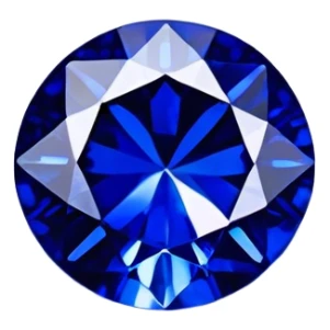 Cinematic Realistic Sapphire Emoji, Deep blue and stunning, with smooth, polished facets that gleam with a vibrant intensity. The deep blue hue reflects light in mesmerizing patterns, and a soft, glowing aura adds to the precious, regal nature of the gemstone. Soft glowing outline, capturing the essence of wisdom and royalty in a dazzling sapphire. sticker