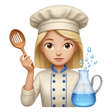 girl cooking water sticker