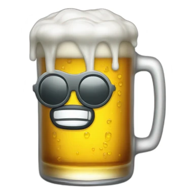 Tony tony choper drink beer in one piece sticker