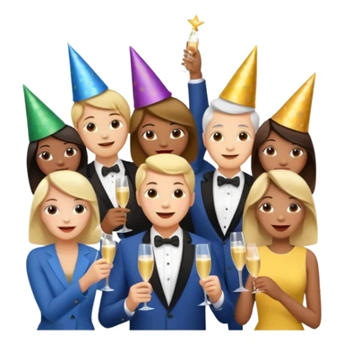 create an emoji that represents a conference  sticker