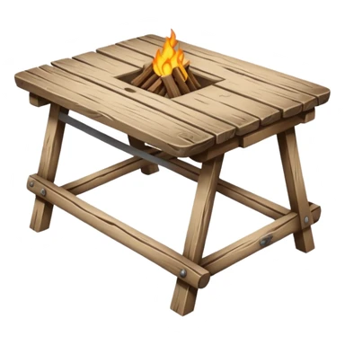 ancient Camping Table sticker