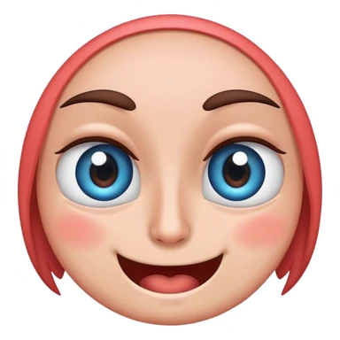 face with smile eye twitching  sticker