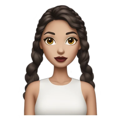 Dior MAKEUP brunette sticker