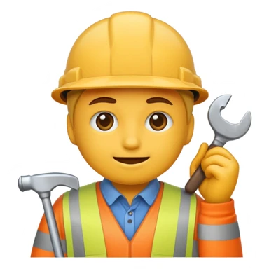 a emoji that represents work ethic sticker