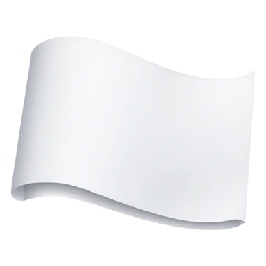 Horizontal piece of paper sticker
