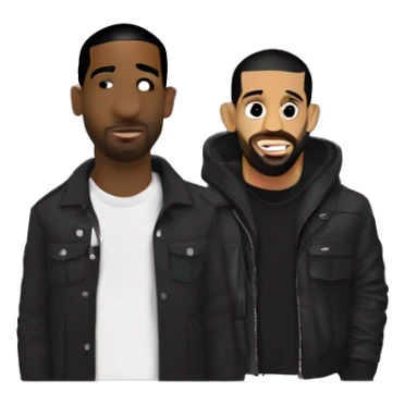 Travis scott with drake sticker