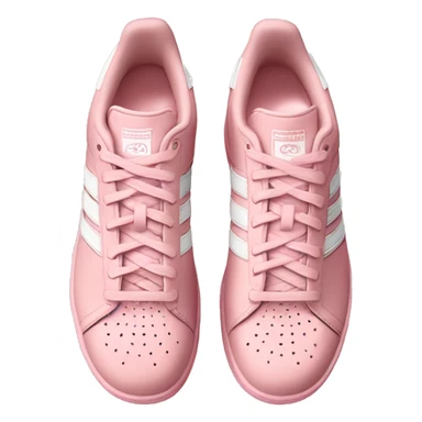 Light pink adidas shoes sticker