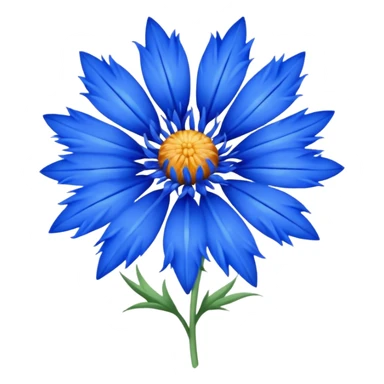 Cornflower sticker