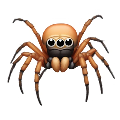 Jumping spider with muscle arms sticker