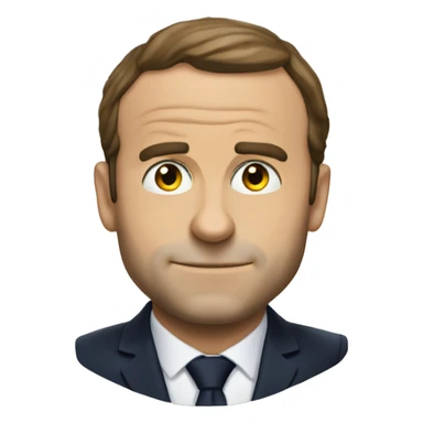 Macron qui embrasse Castex sticker