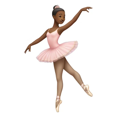 ballerina en pointe sticker