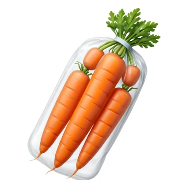 packaged baby carrots sticker