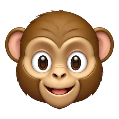 monkey being silly sticker